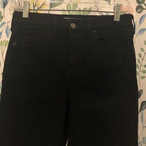 Topshop Jamie crop black jeans
